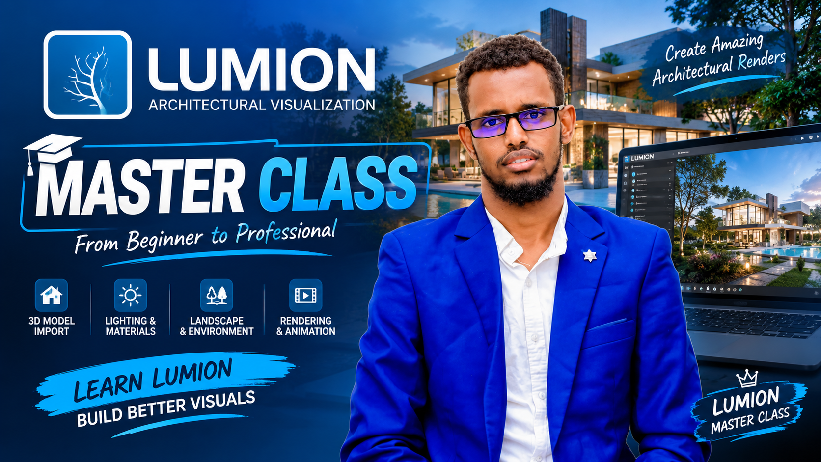 Lumion Masterclass: Learning 3D Architectural Visualization & Rendering